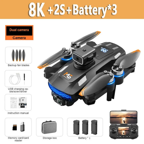 For Xiaomi M6 Drone Professional 8K Camera Drone 5G WIFI FPV UAV With