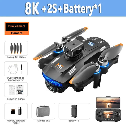 For Xiaomi M6 Drone Professional 8K Camera Drone 5G WIFI FPV UAV With