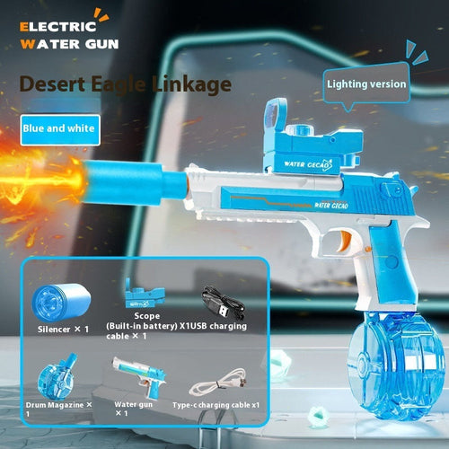 Fire Rat Electric Water Pistol Cool Light Full Automatic Water Spray
