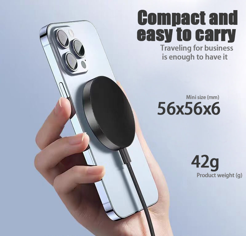The Qi Wireless Charger 15w Magnetic Wireless Fast Charging Is