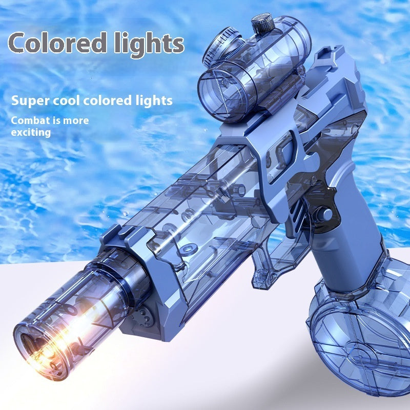 Fire Rat Electric Water Pistol Cool Light Full Automatic Water Spray
