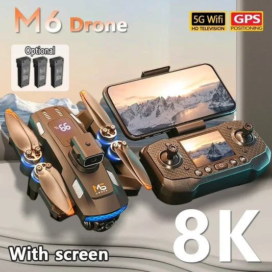 For Xiaomi M6 Drone Professional 8K Camera Drone 5G WIFI FPV  UAV With