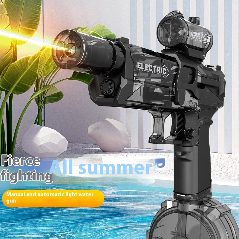 Fire Rat Electric Water Pistol Cool Light Full Automatic Water Spray