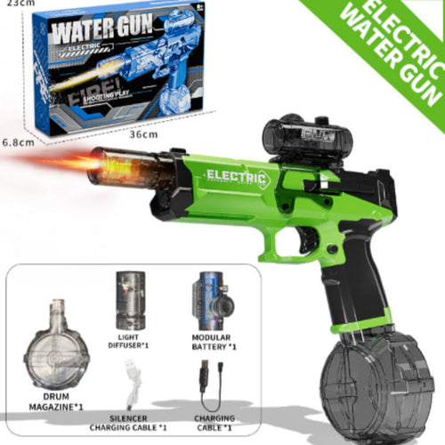 Fire Rat Electric Water Pistol Cool Light Full Automatic Water Spray